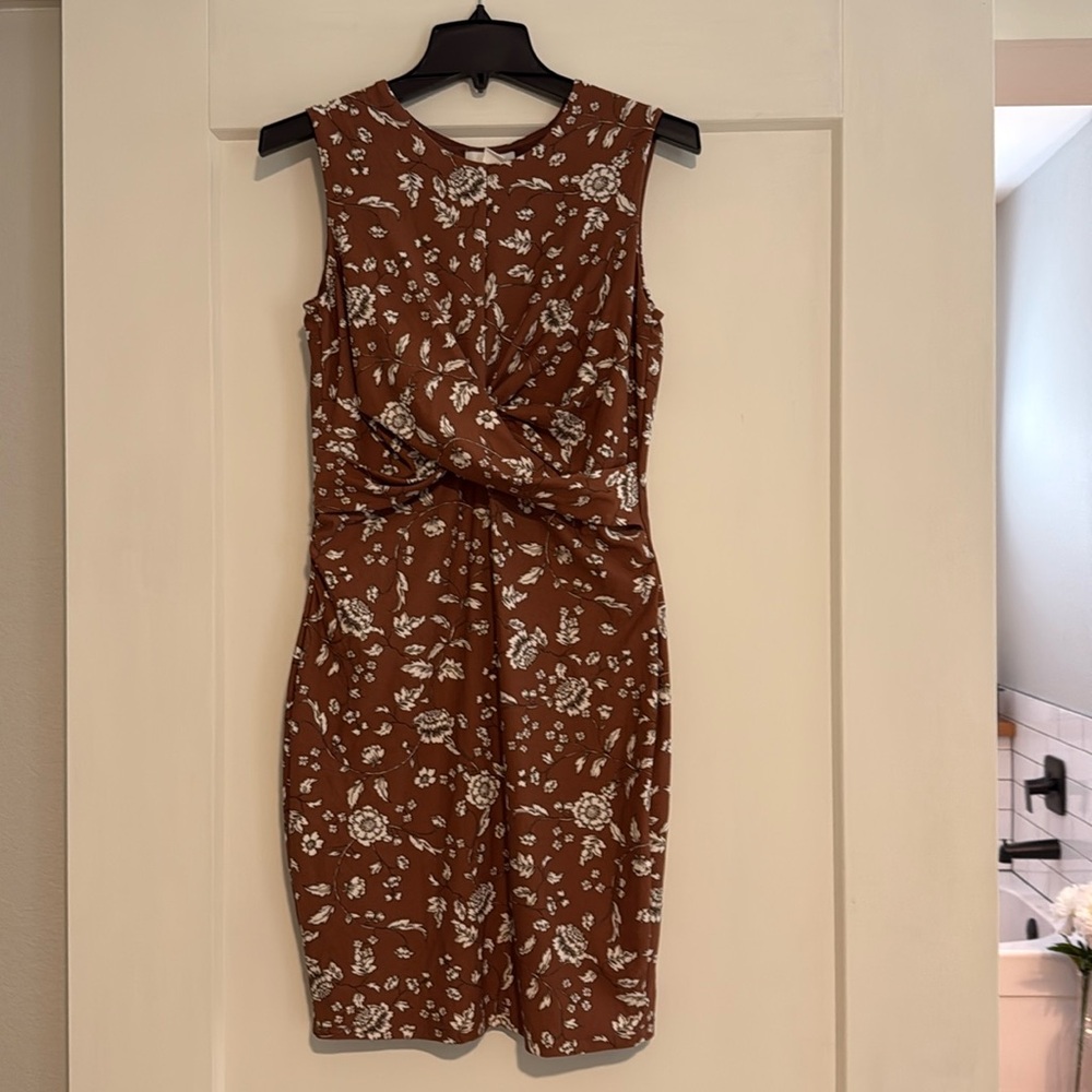 H&M maternity dress Rust Floral